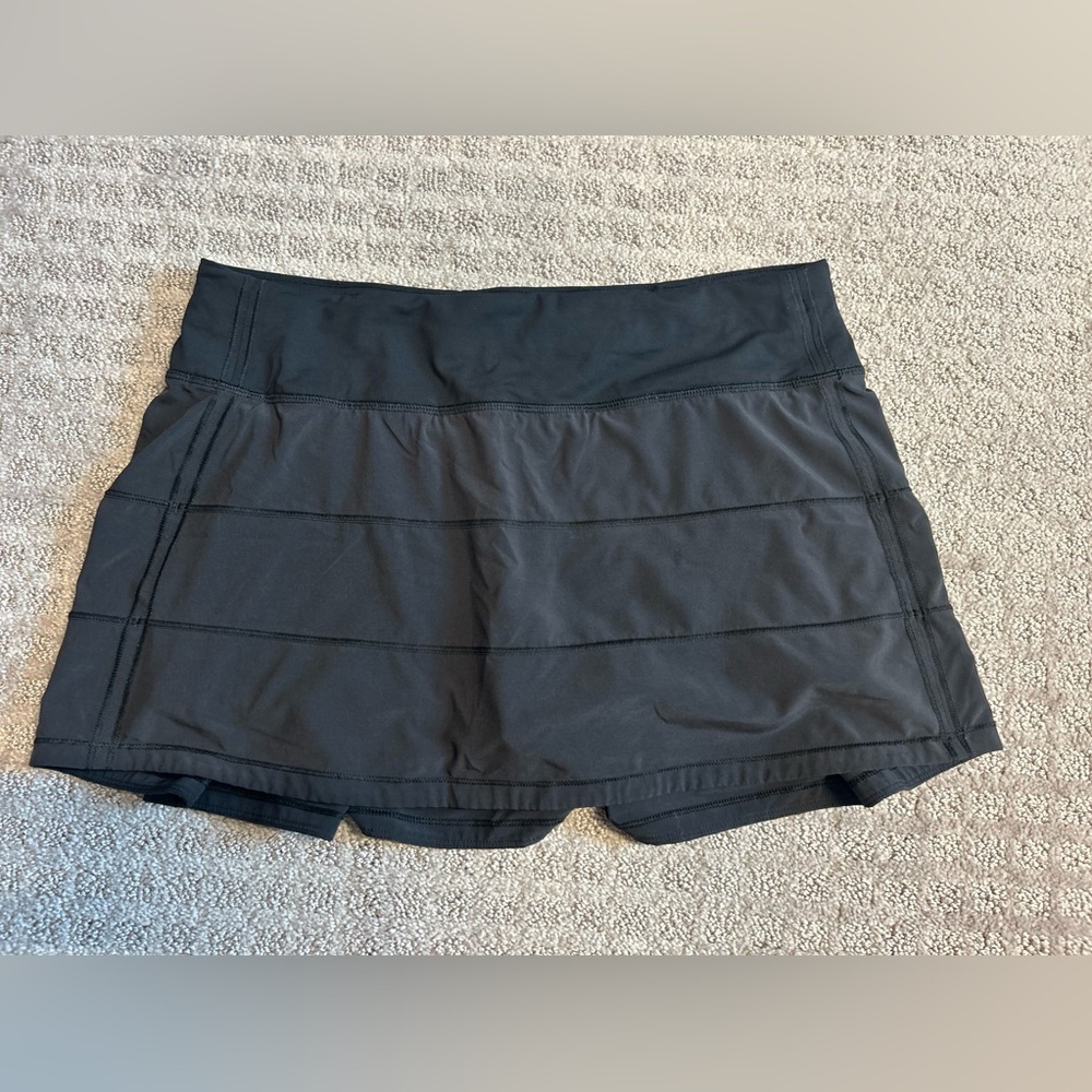 Lululemon Pace Rival MR Skirt, Black, Size 8